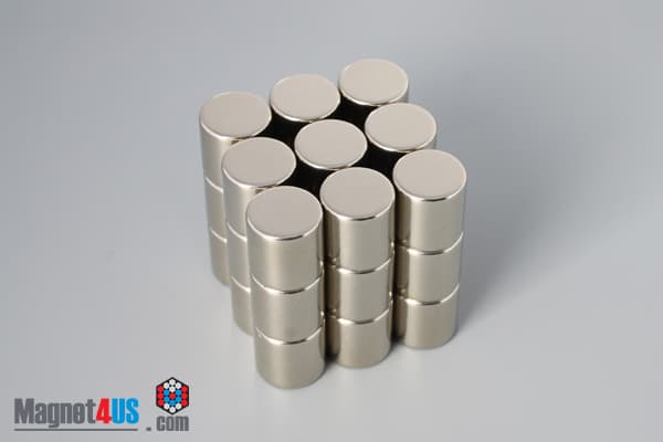 7/16" dia. x 7/16" N52 Neodymium Cylinder Magnet - photo 4