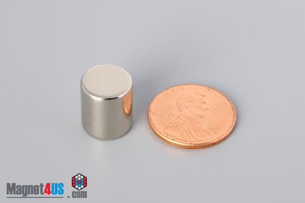 7/16" dia. x 1/2" N52 Neodymium Cylinder Magnet - photo 1