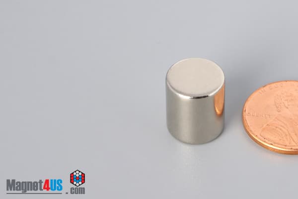7/16" dia. x 1/2" N52 Neodymium Cylinder Magnet - photo 3