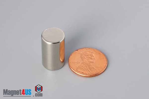 7/16" dia. x 3/4" N45 Neodymium Cylinder Magnet