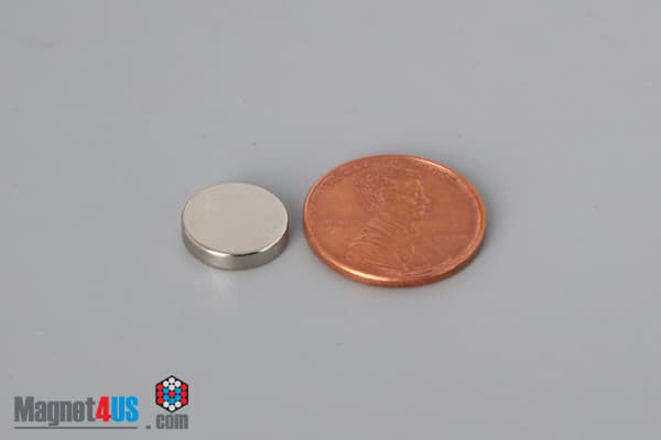 7/16" dia. x 3/32" N45 Neodymium Disc Magnet - photo 1