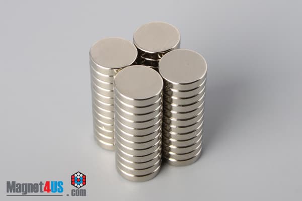 7/16" dia. x 3/32" N45 Neodymium Disc Magnet - photo 4