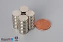7/16" dia. x 3/32" N45 Neodymium Disc Magnet - photo 5