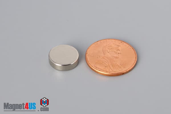 7/16" dia. x 1/8" N40 Neodymium Disc Magnet - photo 1