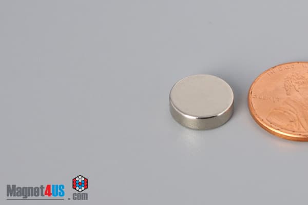 7/16" dia. x 1/8" N40 Neodymium Disc Magnet - photo 3