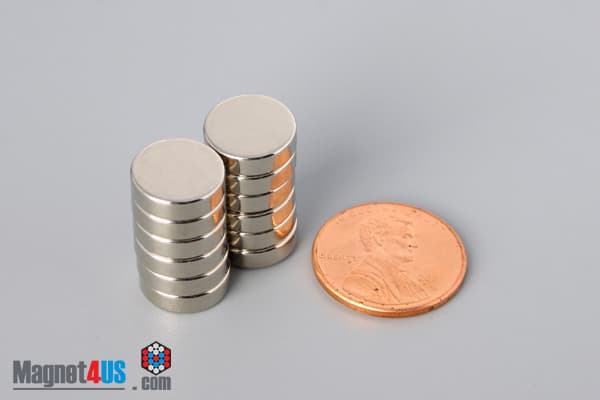 7/16" dia. x 1/8" N40 Neodymium Disc Magnet - photo 5