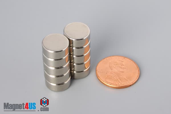 7/16" dia. x 3/16" N40 Neodymium Disc Magnet - photo 5