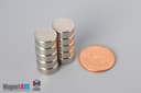 7/16" dia. x 3/16" N40 Neodymium Disc Magnet - photo 5