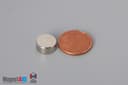 7/16" dia. x 2/10" N45 Neodymium Disc Magnet - photo 1