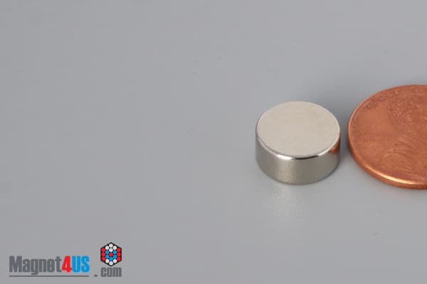 7/16" dia. x 2/10" N45 Neodymium Disc Magnet - photo 3