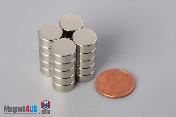7/16" dia. x 2/10" N45 Neodymium Disc Magnet - photo 5