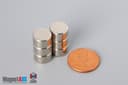 7/16" dia. x 1/4" N45 Neodymium Disc Magnet - photo 5