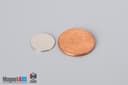 1/2" dia. x 1/32" N40 Neodymium Disc Magnet - photo 1