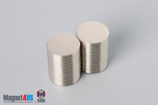 1/2" dia. x 1/32" N40 Neodymium Disc Magnet - photo 4