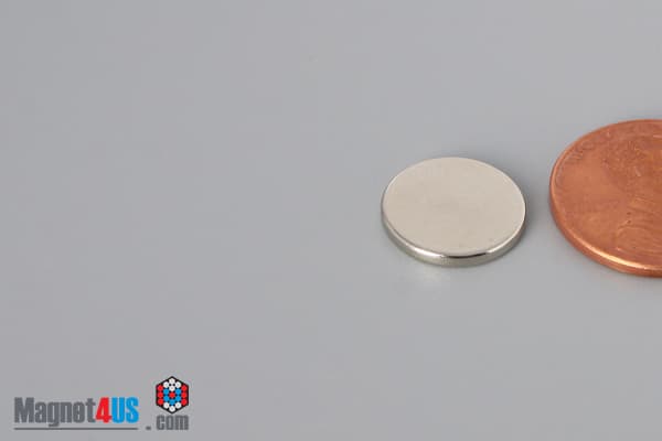 1/2" dia. x 1/16" N40 Neodymium Disc Magnet - photo 3