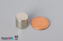 1/2" dia. x 1/2" N52 Neodymium Cylinder Magnet - photo 1