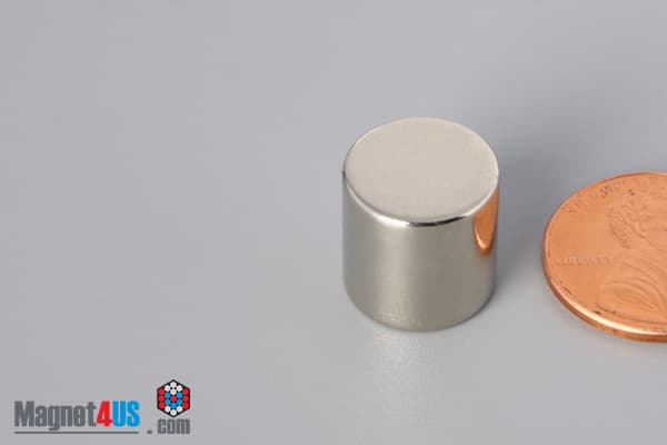 1/2" dia. x 1/2" N52 Neodymium Cylinder Magnet - photo 3