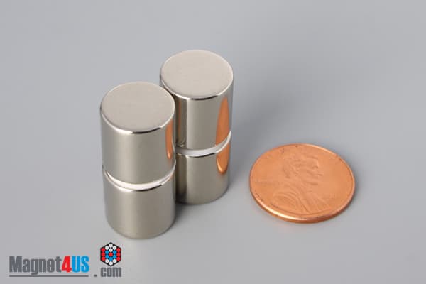 1/2" dia. x 1/2" N52 Neodymium Cylinder Magnet - photo 5