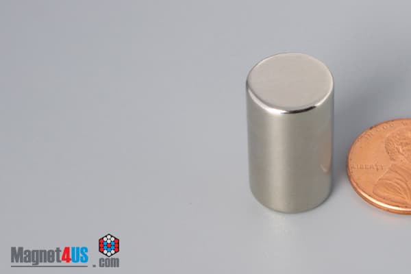 1/2" dia. x 3/4" N40 Neodymium Cylinder Magnet - photo 3