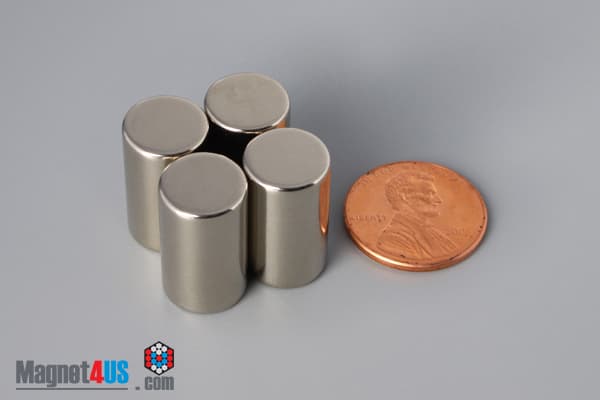 1/2" dia. x 3/4" N40 Neodymium Cylinder Magnet - photo 5