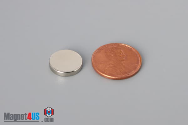 1/2" dia. x 3/32" N40 Neodymium Disc Magnet - photo 1