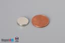 1/2" dia. x 3/32" N40 Neodymium Disc Magnet - photo 1