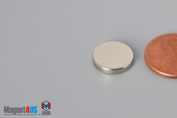 1/2" dia. x 3/32" N40 Neodymium Disc Magnet - photo 3