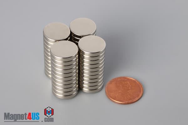 1/2" dia. x 3/32" N40 Neodymium Disc Magnet - photo 5