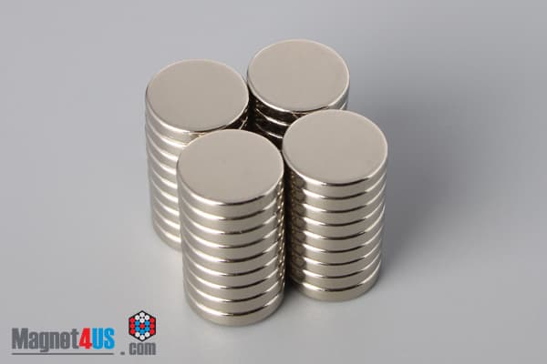 1/2" dia. x 1/10" N40 Neodymium Disc Magnet - photo 4