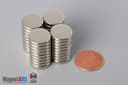 1/2" dia. x 1/10" N40 Neodymium Disc Magnet - photo 5
