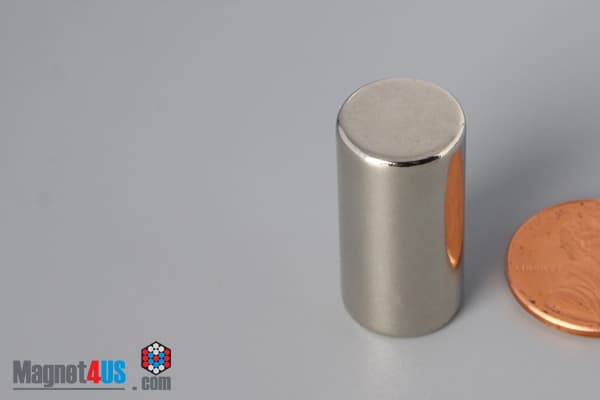 1/2" dia. x 1" N52 Neodymium Cylinder Magnet - photo 3