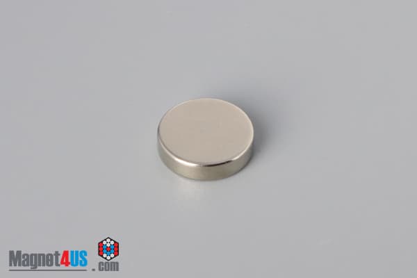 1/2" dia. x 1/8" N45 Neodymium Disc Magnet - photo 2