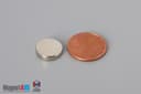 1/2" dia. x 1/8" N45 Neodymium Disc Magnet - photo 1