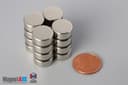 1/2" dia. x 3/16" N40 Neodymium Disc Magnet - photo 5