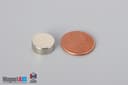 1/2" dia. x 2/10" N40 Neodymium Disc Magnet - photo 1