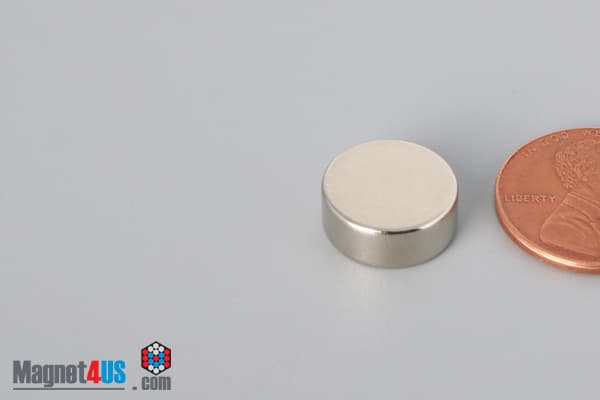 1/2" dia. x 2/10" N40 Neodymium Disc Magnet - photo 3