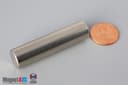 1/2" dia. x 2" N52 Neodymium Cylinder Magnet - photo 1
