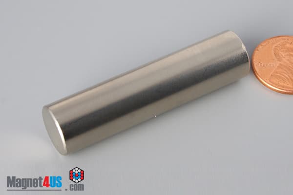1/2" dia. x 2" N52 Neodymium Cylinder Magnet - photo 3
