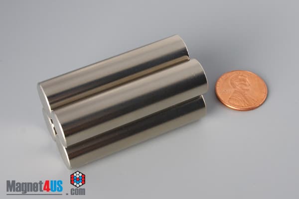 1/2" dia. x 2" N52 Neodymium Cylinder Magnet - photo 5