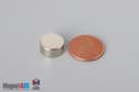 1/2" dia. x 1/4" N40 Neodymium Disc Magnet - photo 1