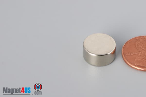1/2" dia. x 1/4" N40 Neodymium Disc Magnet - photo 3