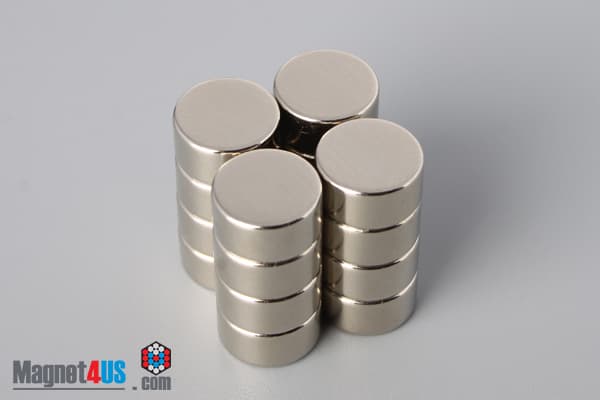 1/2" dia. x 1/4" N40 Neodymium Disc Magnet - photo 4