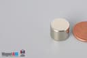 1/2" dia. x 3/8" N40 Neodymium Disc Magnet - photo 3