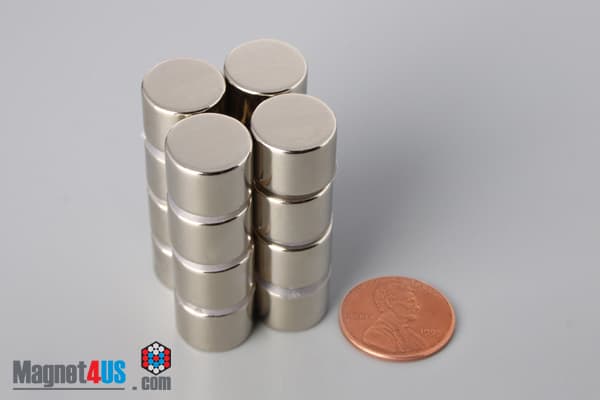 1/2" dia. x 3/8" N40 Neodymium Disc Magnet - photo 5