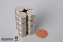 1/2" dia. x 3/8" N40 Neodymium Disc Magnet - photo 5