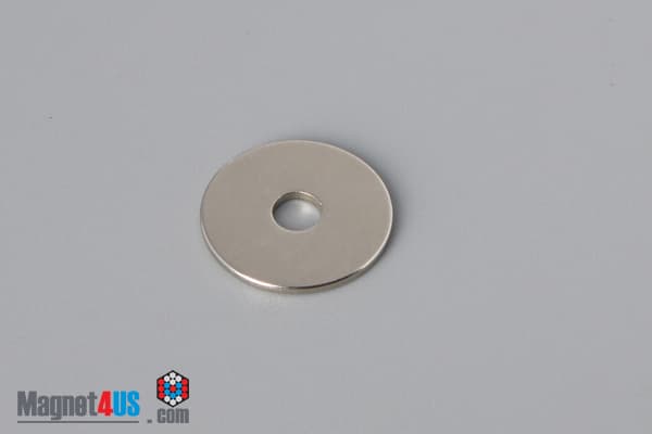 1/2" od x 1/8" id x 1/32" N40 Neodymium Ring Magnet - photo 2