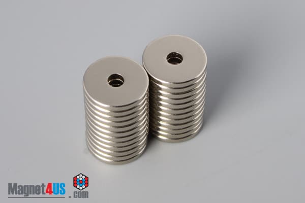 1/2" od x 1/8" id x 1/16" N40 Neodymium Ring Magnet - photo 4