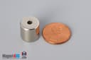 1/2" od x 1/8" id x 1/2" N40 Neodymium Ring Magnet - photo 1