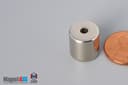 1/2" od x 1/8" id x 1/2" N40 Neodymium Ring Magnet - photo 3