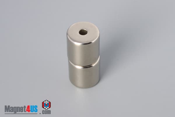 1/2" od x 1/8" id x 1/2" N40 Neodymium Ring Magnet - photo 4